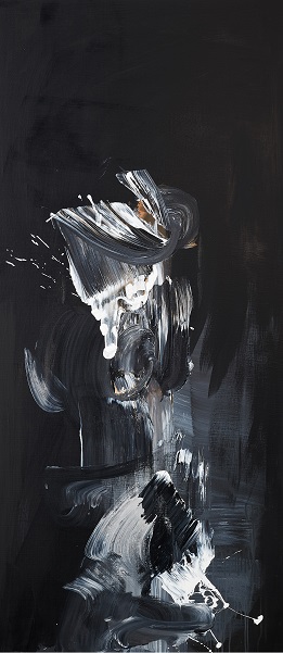 Untitled, 2021, Acrylic on Canvas, 145x65cm